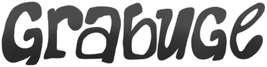 Grabuge font - black - cropped