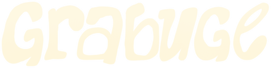 Grabuge font - cream - cropped